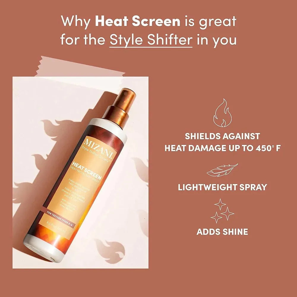 mizani-heat-screen-heat-protectant-spray-lightweight-thermal-shield-for-all-hair-types-frizz-control-shine-85-oz-932410