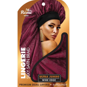 Ms. Remi Lingerie Silky Satin Braid Bonnet Ultra Jumbo, 1 Count, Assorted Colors