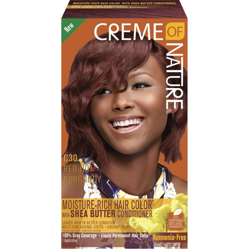 CREAM OF NATURE LIQ CLR [#30] RED HOT BURGUNDY (12/CS)