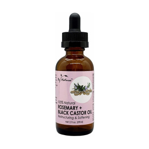 BY NATURES 100% BLACK CASTOR OIL ROSEMARY (2OZ) (12/CS)