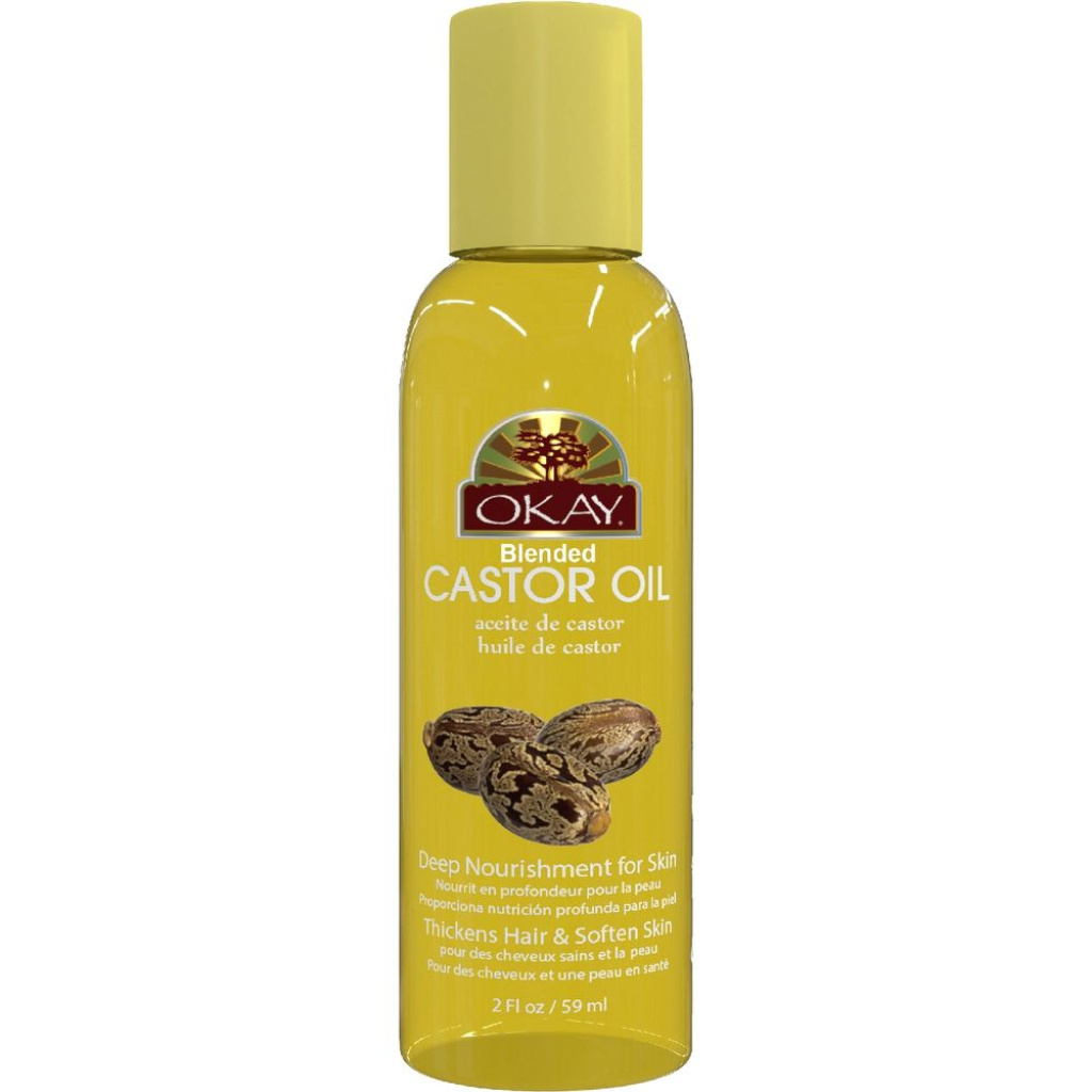 OKAY SKIN/HAIR OIL CASTOR 12/DP