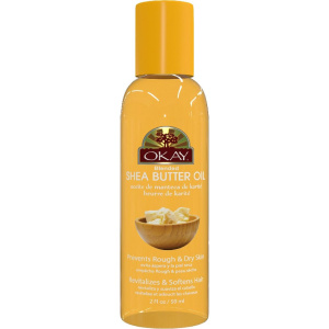 OKAY SKIN/HAIR OIL SHEA BUTTER 12/DP