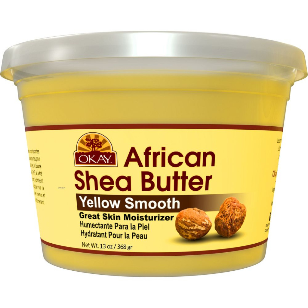 OKAY SHEABUTTER YELLOW SOLID 13 OZ