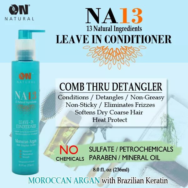 on-natural-na13-comb-thru-leave-in-conditioner-detangler-black-castor-moroccan-argan-coconut-milk-with-brazilian-keratin-8-oz-466340
