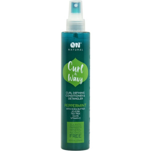 ON NAT CURL-N-WAVY PEPPERMINT DETANGLER 8 OZ