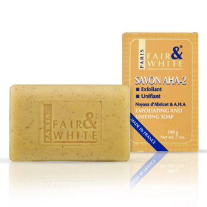 FAIR & WHITE SOAP EXFOLIATING [00528] (7OZ) [AHA] (36/CS)