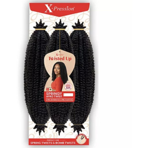 X-PRESSION - TWISTED UP - SPRINGY AFRO TWIST 16" 3X