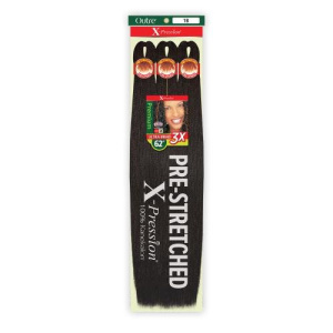 X-PRESSION BRAID-PRE STRETCHED BRAID 62" 3X