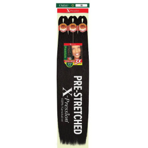 X-Pression: 3X Ultra Pre-Stretched Braid 72" Braiding Hair