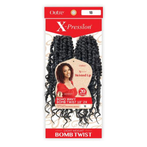 X-PRESSION - TWISTED UP - BOHO WAVY BOMBTWIST 10" 2X