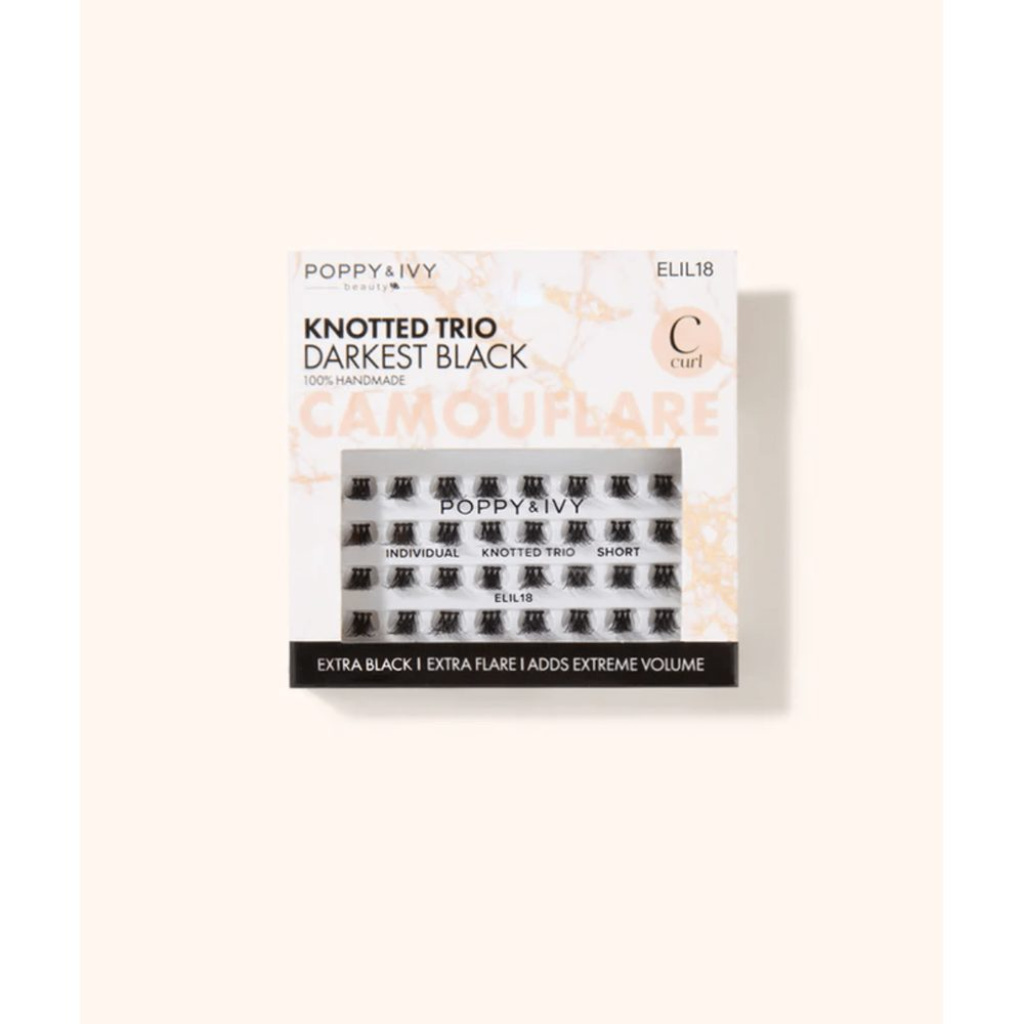 Camouflare Knotted Trio Individual Lash