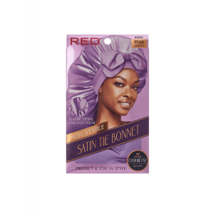 SATIN TIE BONNET BRAID LAVENDER