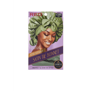 SATIN TIE BONNET XL SAGE