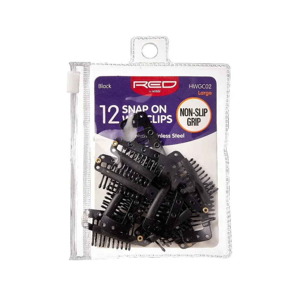 red-by-kiss-12-pcs-snap-on-wig-clips-large-hwgc02-maximum-hold-for-wigs-hair-extensions-hairpieces-797077