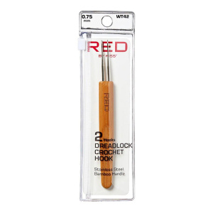 RED DREADLOCK HOOK 2 HOOKS #WT42