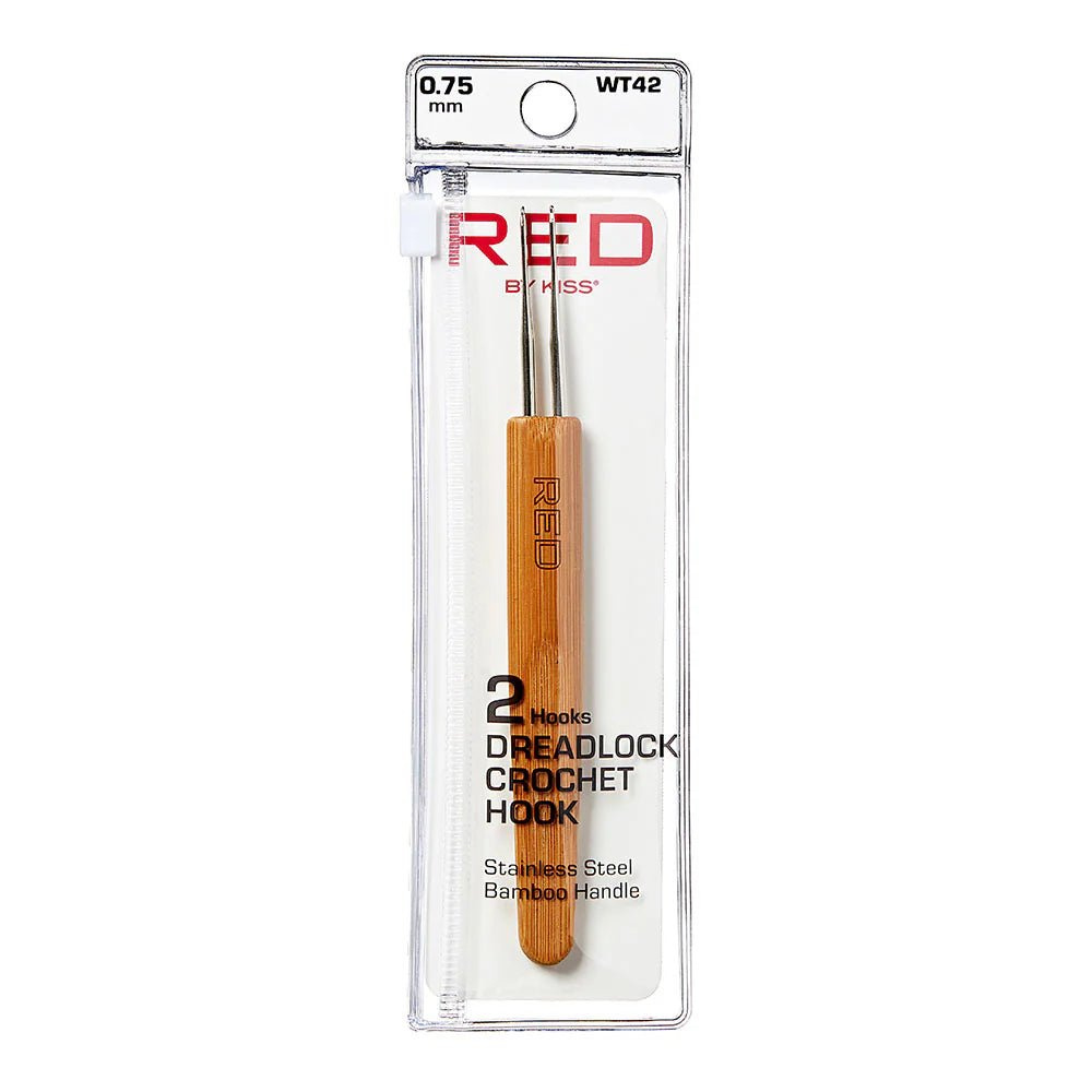 red-by-kiss-2-hook-crochet-needle-075-mm-wt42-speed-precision-for-locs-crochet-styles-134543