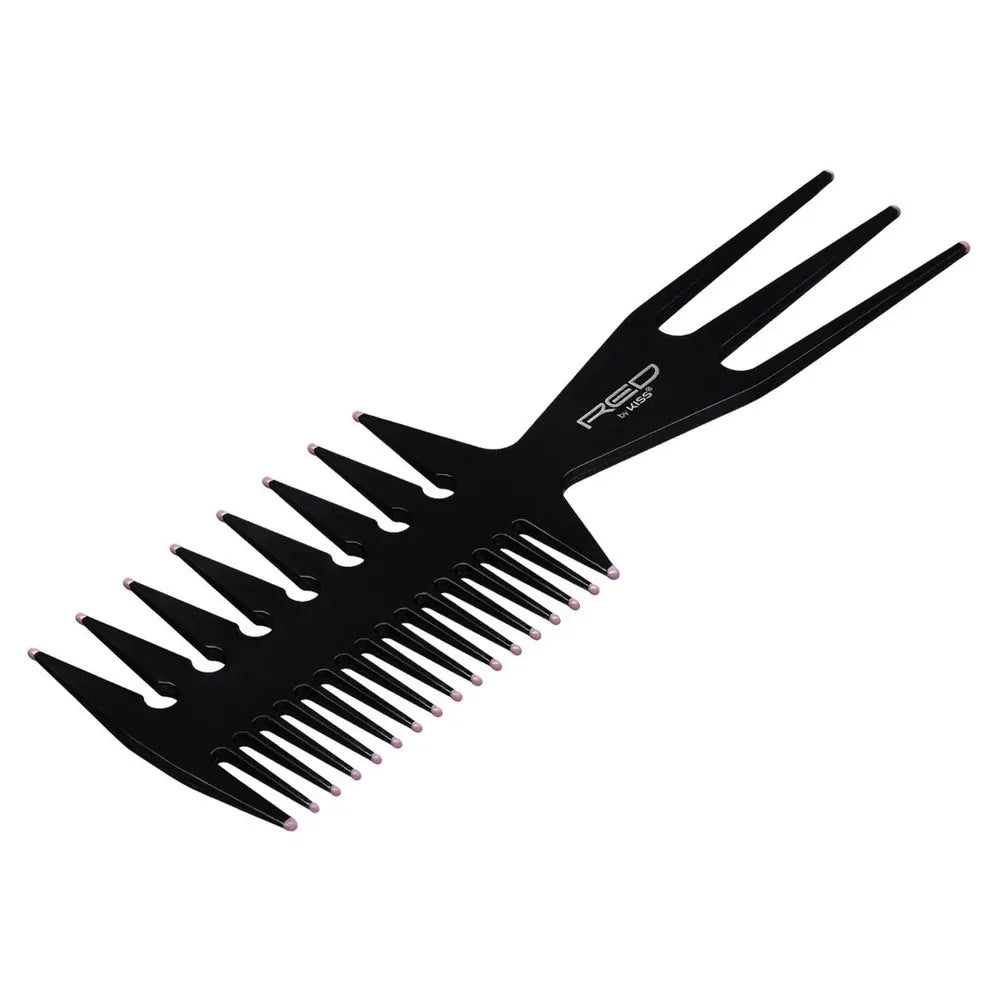 red-by-kiss-3-in-1-comb-large-black-multi-use-for-styling-parting-detangling-hm59-great-for-all-hair-types-textures-898927