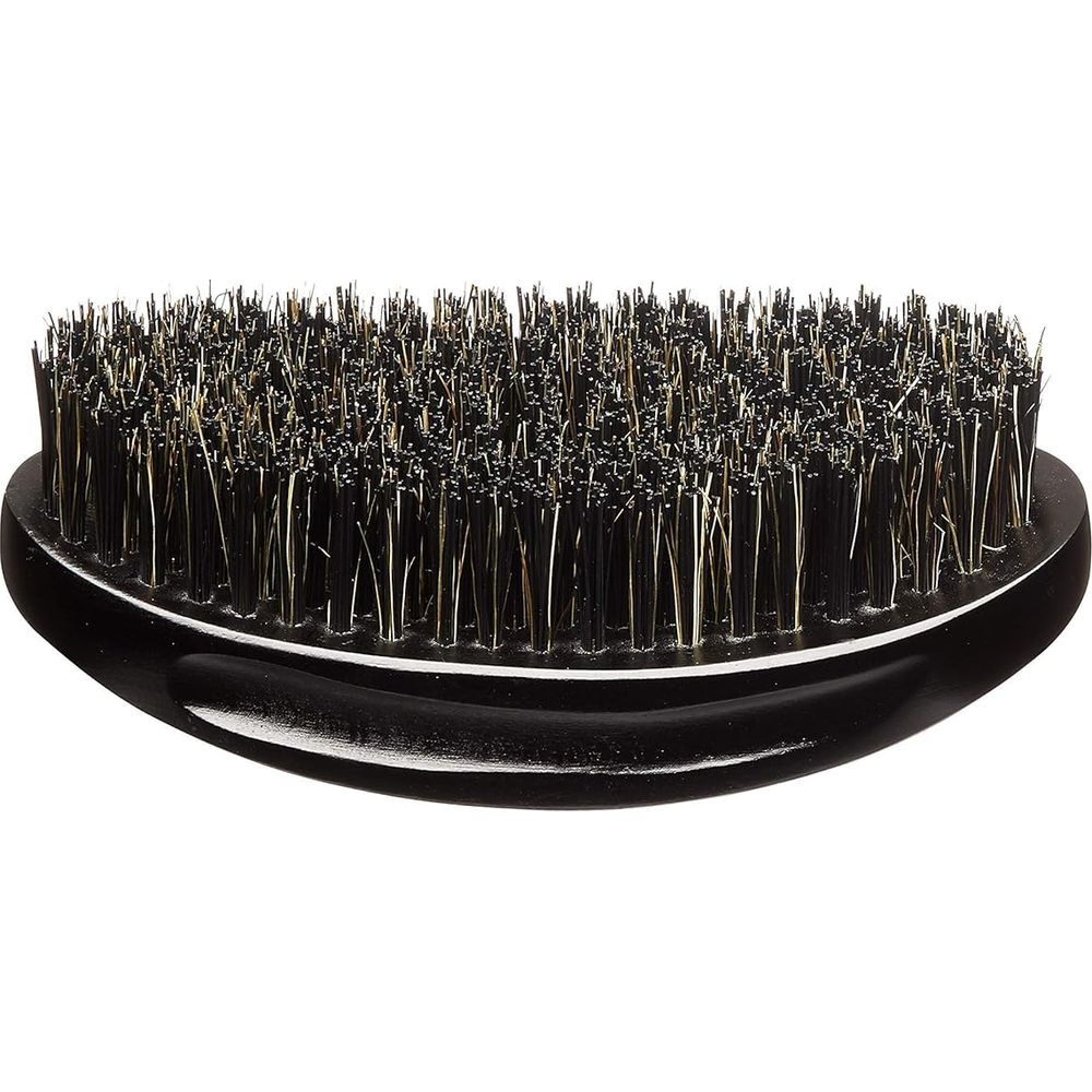 red-by-kiss-360-power-wave-x-bow-wow-curved-palm-boar-brush-100-natural-medium-hard-bristles-for-defined-waves-palm-size-886542