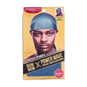 (HDUPPS06) RED SPANDEX DURAG BLUE