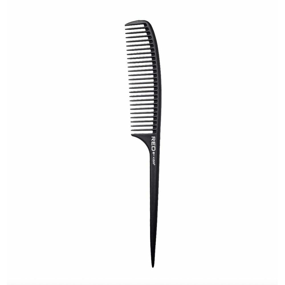 red-by-kiss-carbon-fiber-wide-teeth-rat-tail-comb-hm16-anti-static-heat-resistant-comb-for-detangling-precise-parting-463569