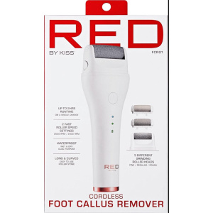 RED by KISS Cordless Electric Foot File Callus Remover