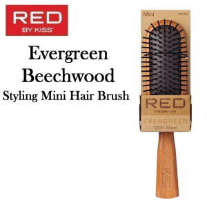 RED by KISS Evergreen Wooden Oval Paddle Hair Brush