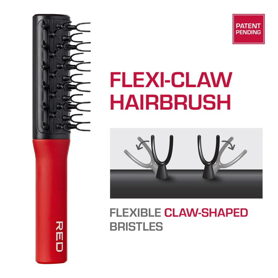 red-by-kiss-flexi-claw-brush-hh213-flexible-detangling-with-scalp-comfort-size-full-length-flex-brush-130202