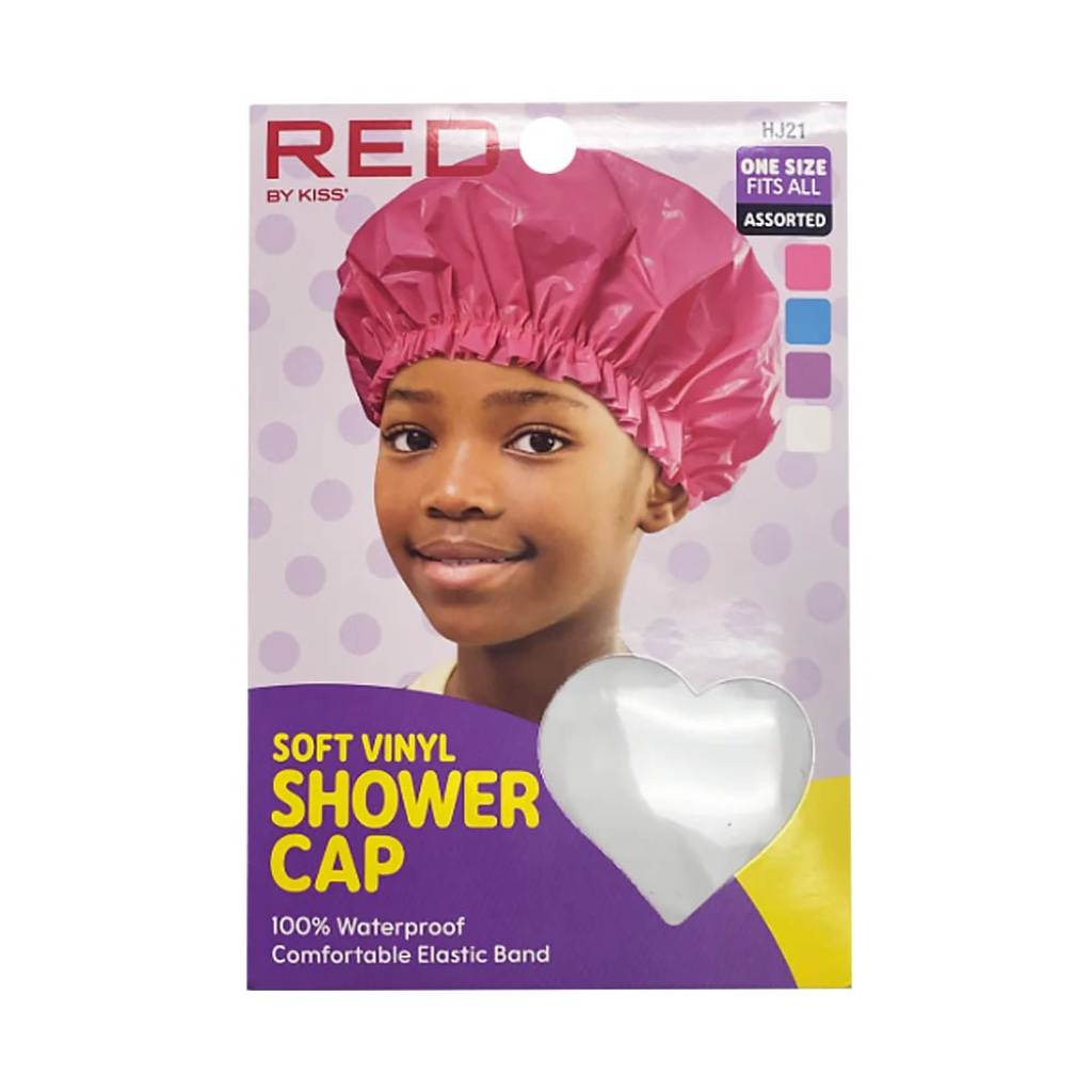 RED KIDS SHOWER CAP#HJ21