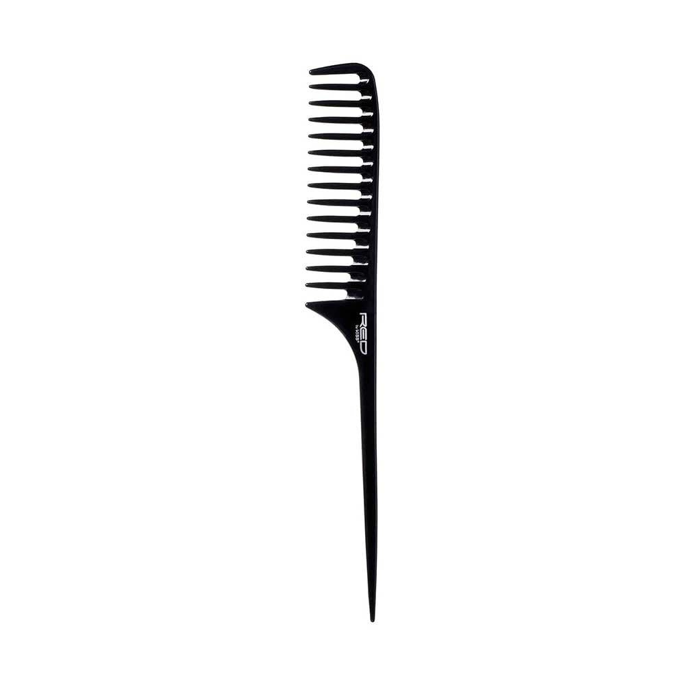 red-by-kiss-large-rat-tail-comb-hm20-wide-strong-heat-resistant-for-parting-styling-775988