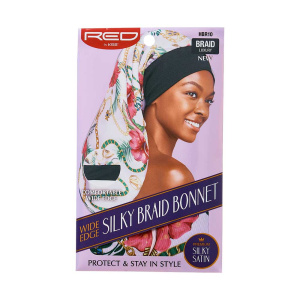 RED Silky Bonnet #HBR10