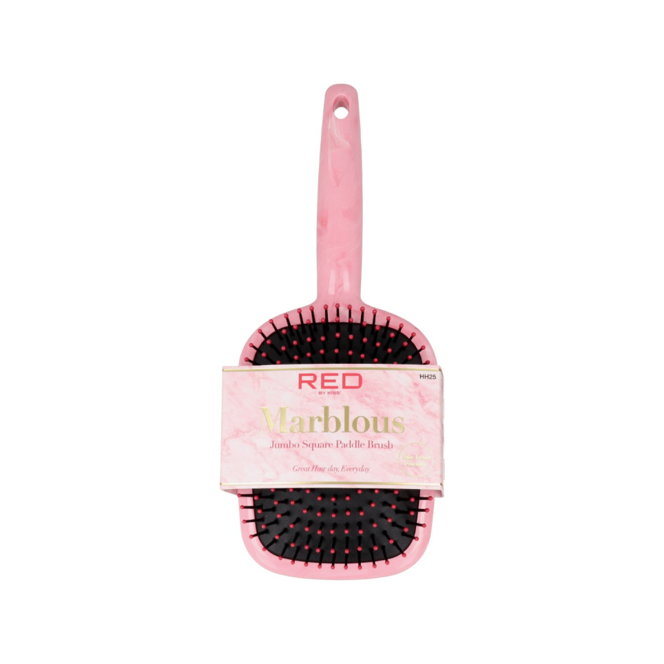 red-by-kiss-marblous-jumbo-square-paddle-brush-hh25-extra-coverage-ultra-glam-size-jumbo-square-paddle-857364