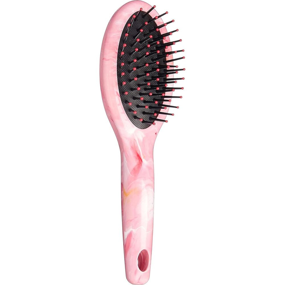 red-by-kiss-marblous-mini-round-paddle-brush-hh24-travel-sized-styling-with-marble-flair-size-mini-round-paddle-821466