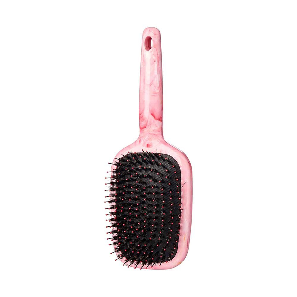 red-by-kiss-marblous-square-paddle-brush-hh26-everyday-glide-with-marble-shine-size-medium-square-paddle-244647