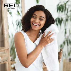 RED by KISS Natural Herbal Color Change Shampoo - Permanent Hair Dye with Herbal Extracts, 100% Gray Coverage in 7-10 Minutes