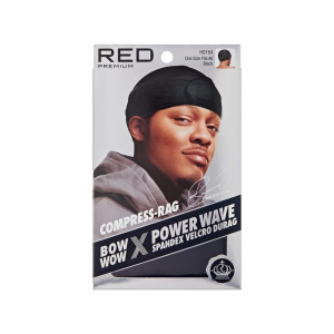 RED Velcro Durag#HD164