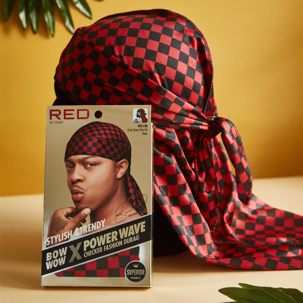 red-by-kiss-premium-bow-wow-x-power-wave-checker-fashion-durag-bold-checker-print-wave-control-hd135hd138-284088