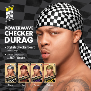 RED by KISS BOW WOW X Power Wave Extreme Shine Silky Durag
