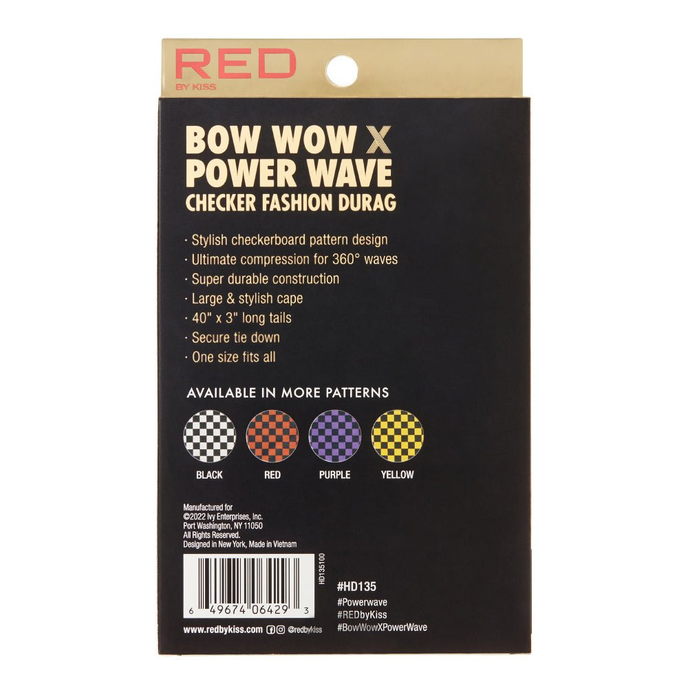 red-by-kiss-premium-bow-wow-x-power-wave-checker-fashion-durag-bold-checker-print-wave-control-hd135hd138-488072