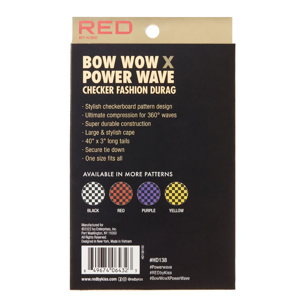 red-by-kiss-premium-bow-wow-x-power-wave-checker-fashion-durag-bold-checker-print-wave-control-hd135hd138-821683