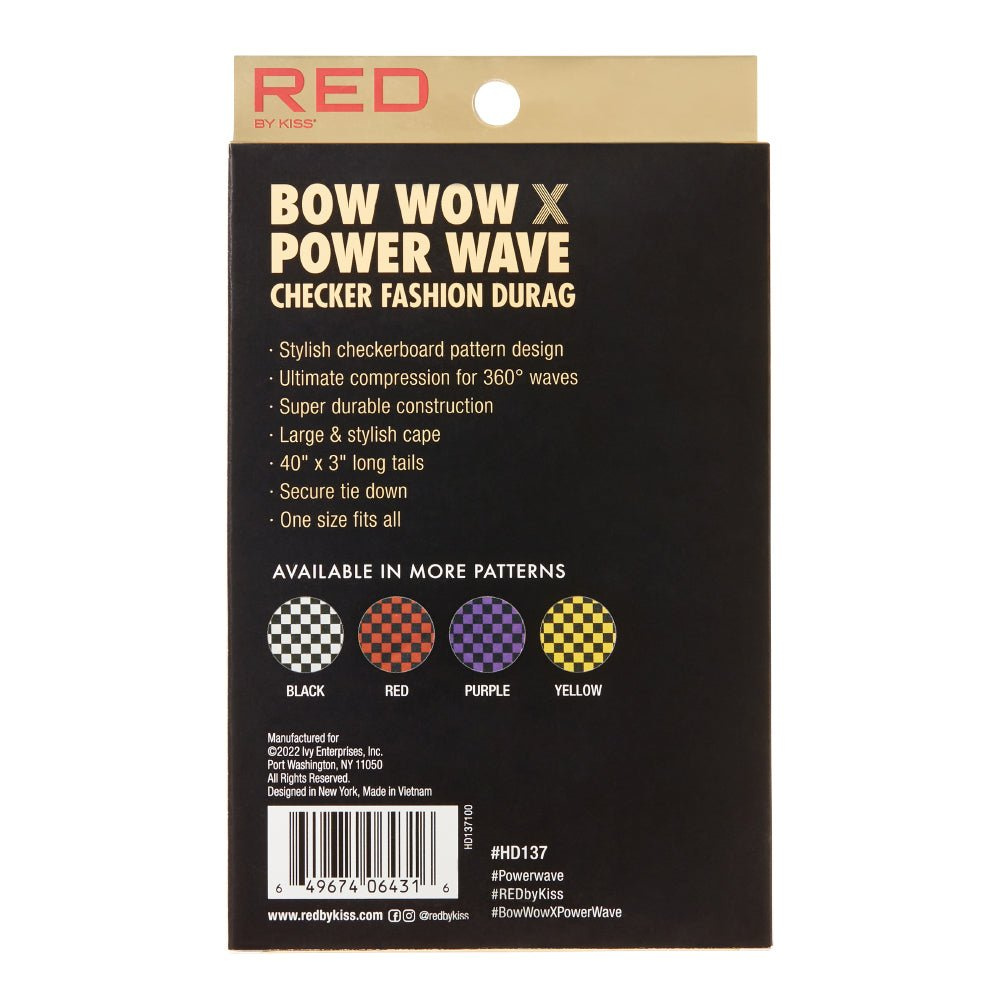 red-by-kiss-premium-bow-wow-x-power-wave-checker-fashion-durag-bold-checker-print-wave-control-hd135hd138-848400