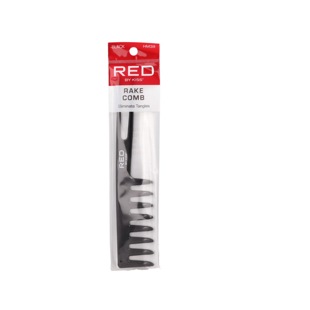 red-by-kiss-rake-comb-black-hm38-wide-tooth-comb-for-detangling-fluffing-volumizing-natural-or-curly-hair-832800