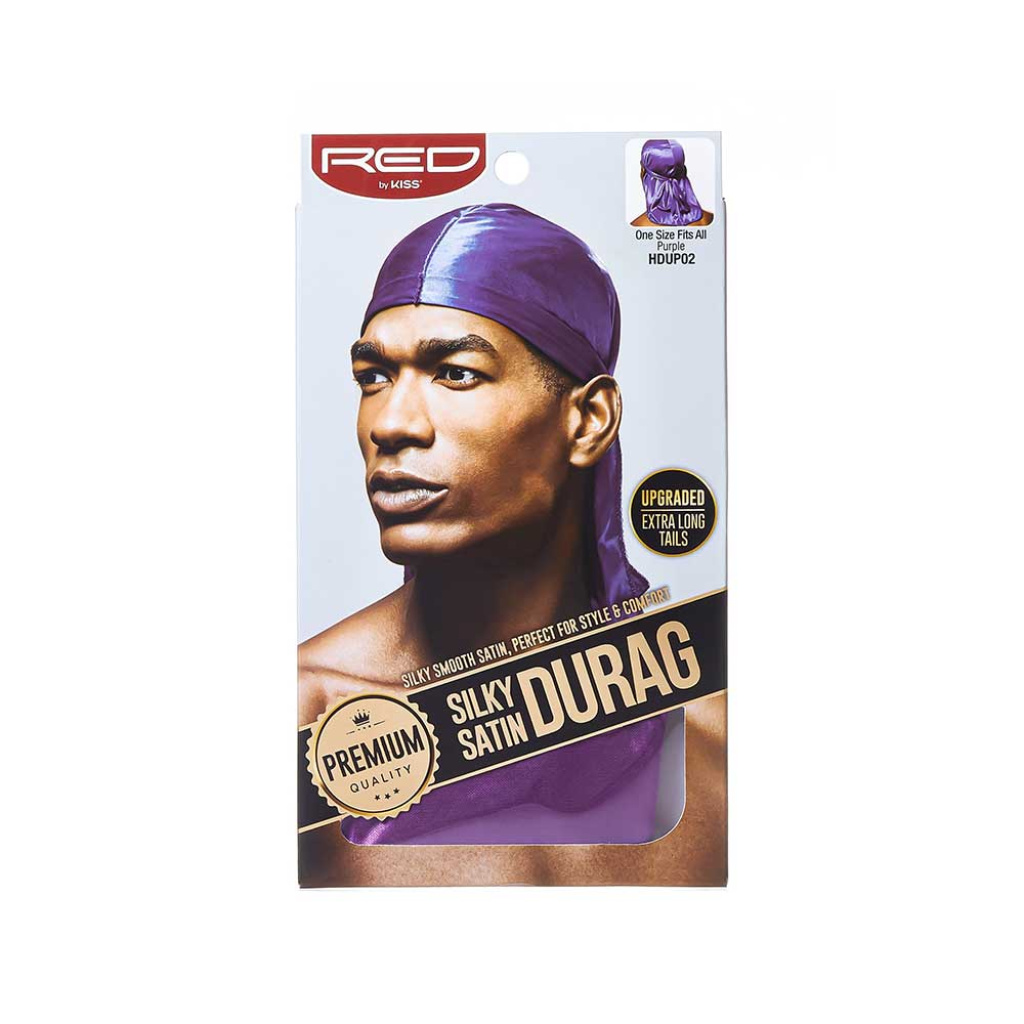 RED SILKY DURAG 88