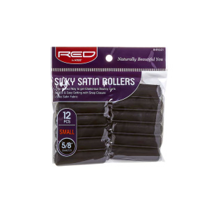 Red Satin Rollers #HRS01