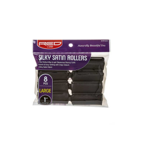 Red Satin Rollers #HRS03