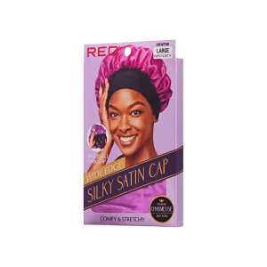 RED SILKY SATIN CAP #HDWP08