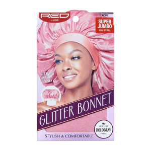 Red S J Glitter Bonnet