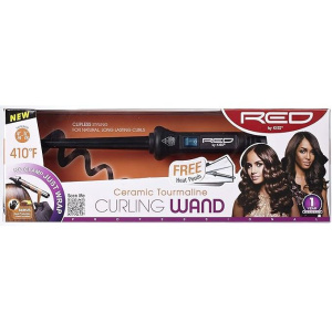 RED TAPPERED CURLING WAND 3/8” -3/4”