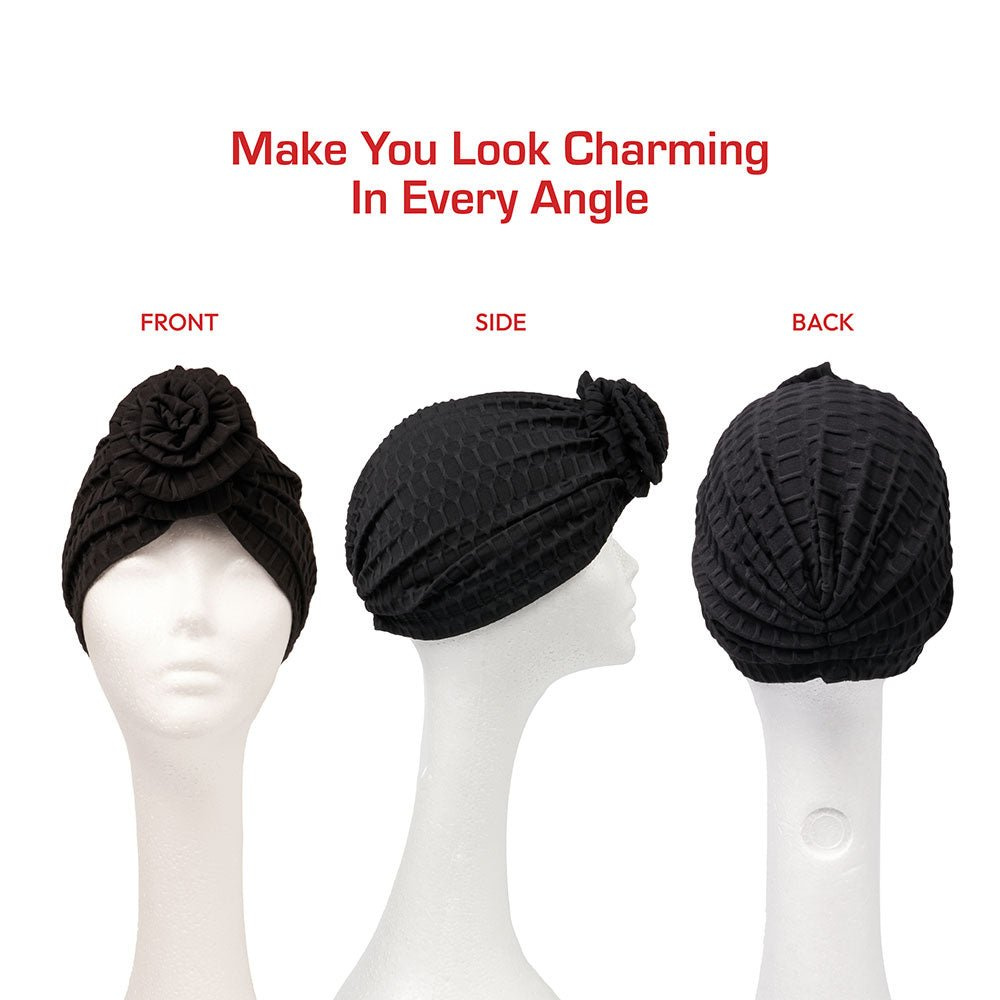 red-by-kiss-textured-top-knot-turban-442435-1