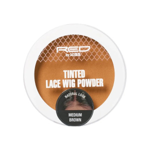 RED Tinted Wig Powder #Med Brown