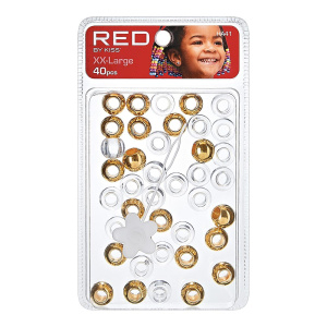 RED by KISS XX-Large Hair Beads (40pcs)